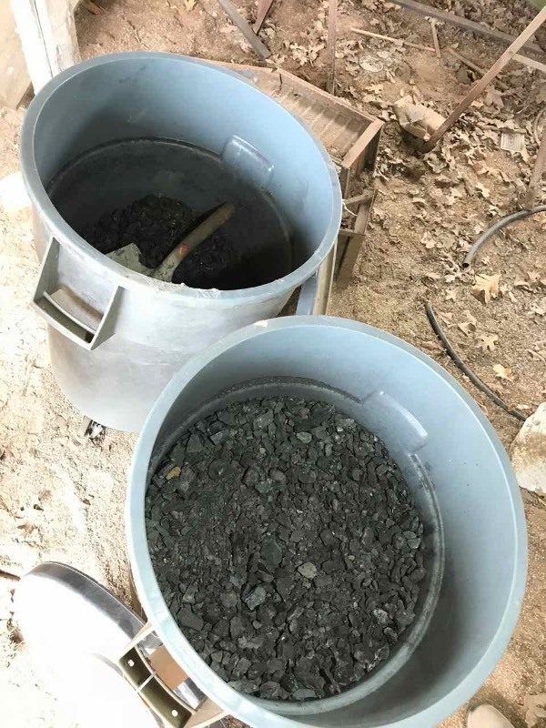 lot 844 image: (2) Buckets of Coal