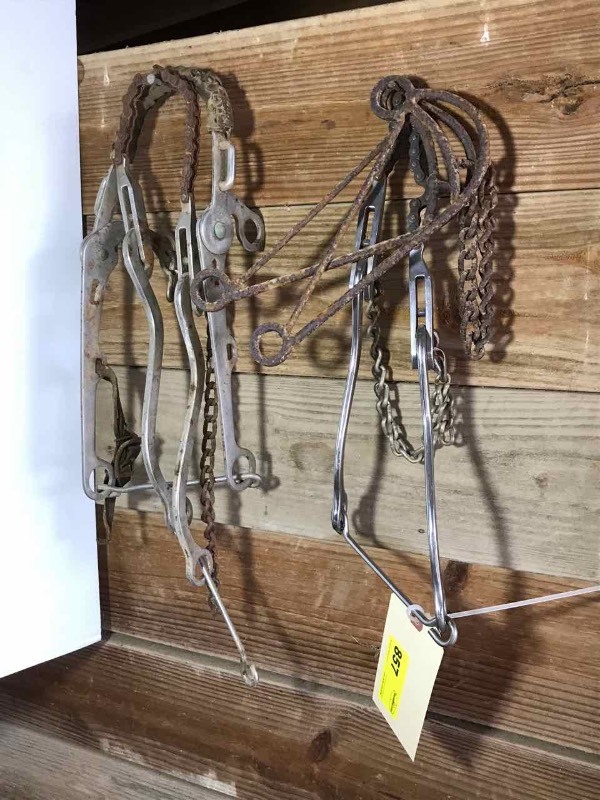 lot 857 image: Hackamore Bits (4)