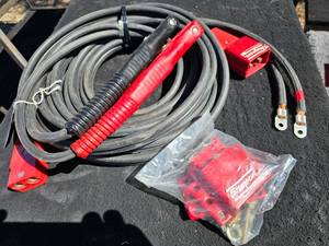 lot 85 image: Snap On Truck Mounted Battery Booster Cable Set