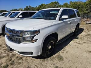 lot 5 image: Surplus  2015 Chevrolet Tahoe Police Packsge, mileage 112,322, (VIN  1GNLC2EC2FR254310)