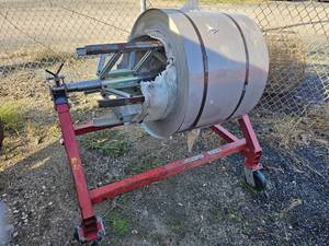 lot 20 image: Street Department Abandoned Property  Roll of metal roofing.  Approx. 21 inch width.  (looks like a full roll)  unknown mfg or gauge.