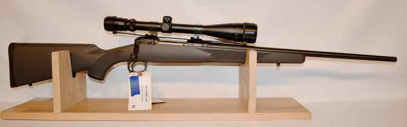 lot 91 image: Stevens  Mod. 200 Bolt Action Rifle,  22-250 cal,  Simmons 6.5x20 Scope  (sn  6729294)  used