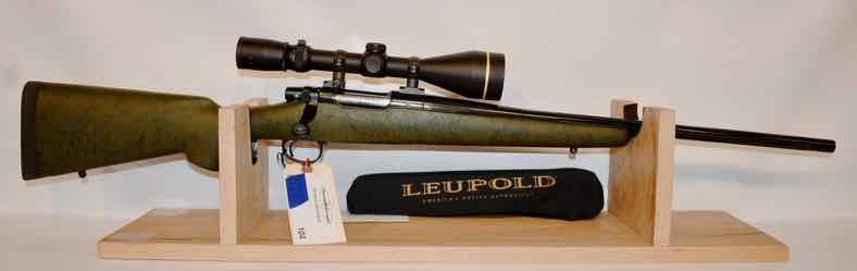lot 104 image: Remington Custom Shop Model Seven,  7mm-08 cal,  Leupold VX3 4.5-14x50 Scope  (sn  S7660980)  used
