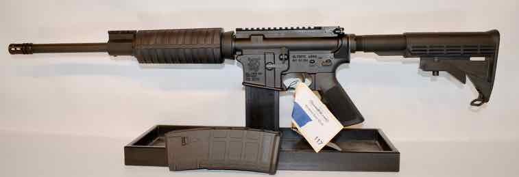 lot 117 image: Olympic Arms M.F.R. Semi-Auto Rifle,  .2235.56 cal,  (sn  TS1270)  new
