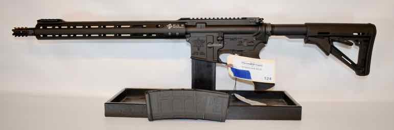 lot 124 image: Texas Black Rifle Co.,  Mod. 1836,  300BLK,  16 bbl  (sn  TX0656)  new