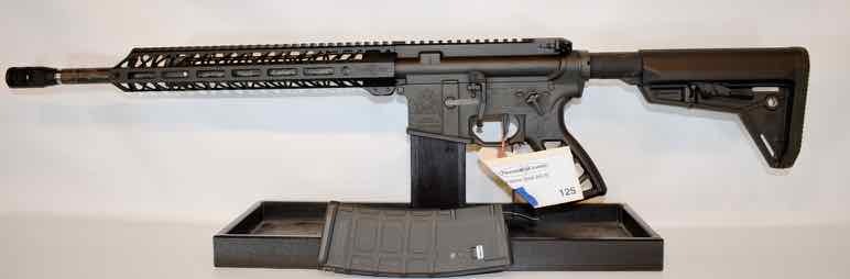 lot 125 image: Black Rain Ordnance  Fallout 15,  16 bbl,  semi-auto, one magazine  (sn  BR025681)  new