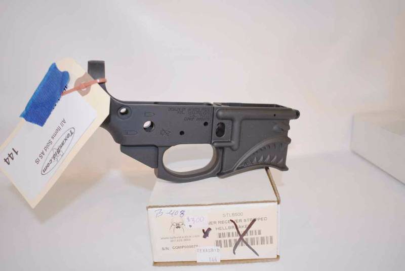 lot 144 image: Incomplete Lower Receiver  Sharps Bros. Hellbreaker,  Mod. STLB500, Spikes Tactical, (AR15) Multi Cal,  (sn  COMP000878) new