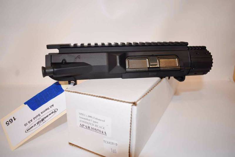 lot 165 image: M5E1 (.308) Enhanced Upper (new)  Anodized Black
