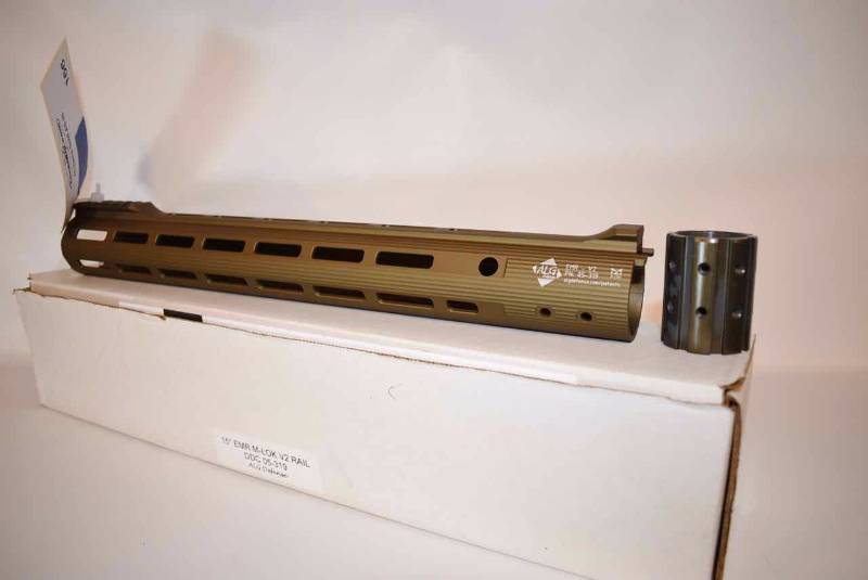 lot 166 image: ALG Defense Rail 15 M-Lok Rail