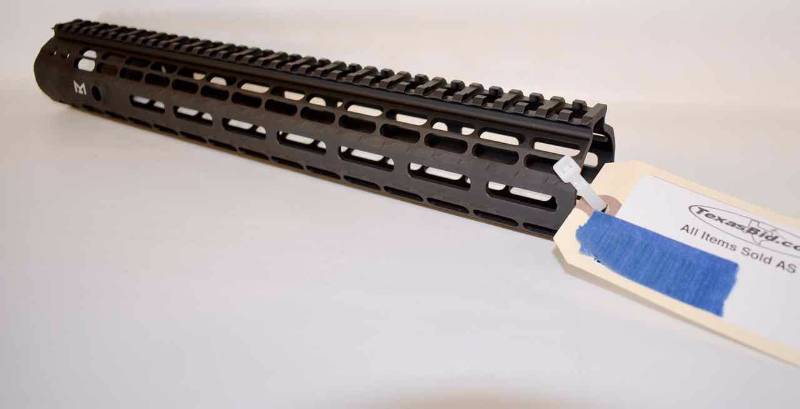 lot 170 image: M5 15 Enhanced M-LOK Handguard Gen-2 Anodized Black (new)