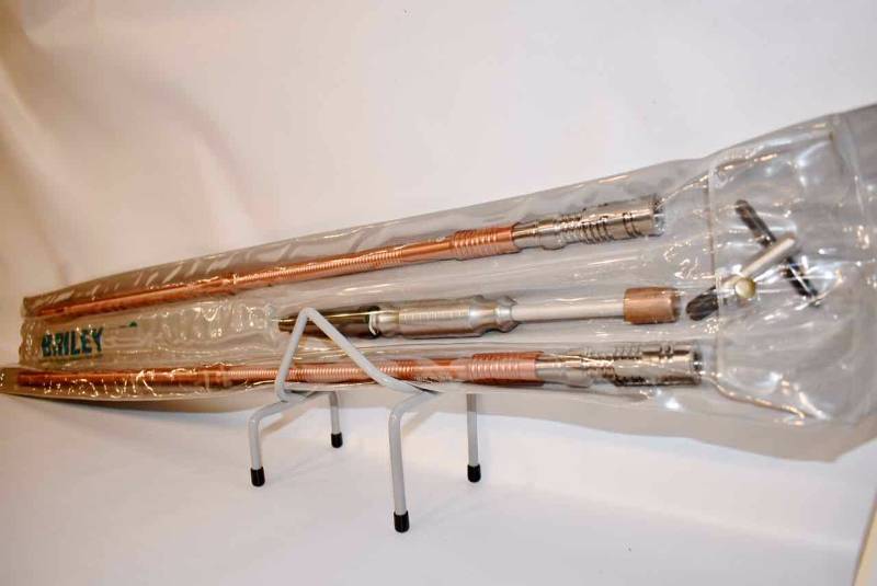 lot 182 image: Briley Bore .416 right and left (or OU) Companion Drop-In .410 Bore Tube Set (new)