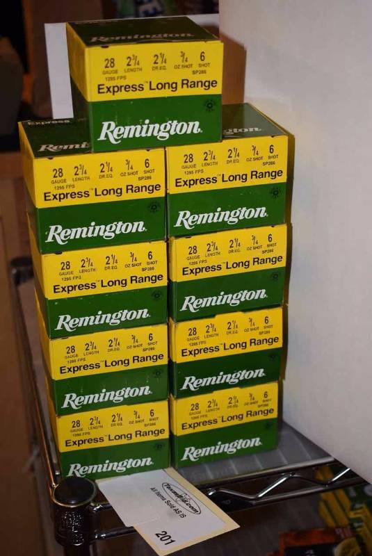 lot 201 image: (9) Remington 28 ga.
