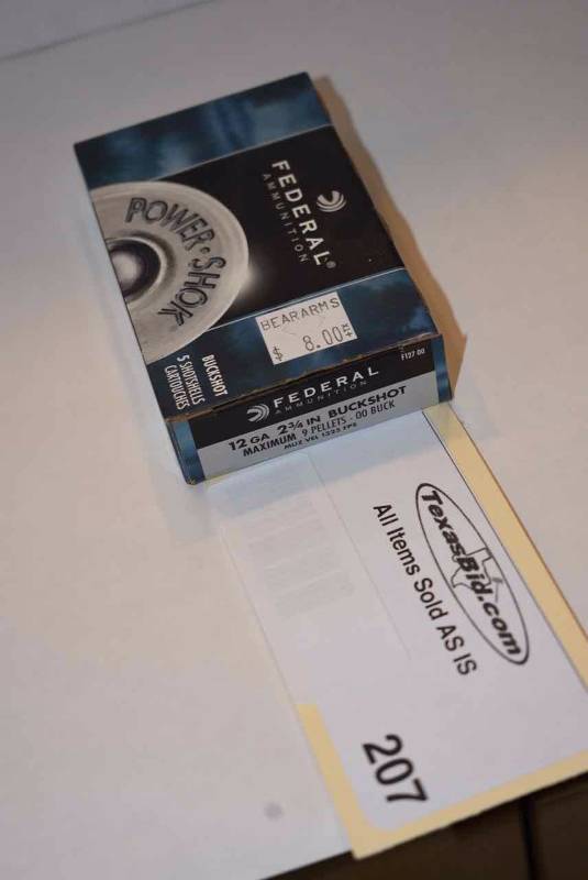 lot 207 image: (1)Federal 12 ga.