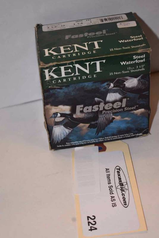 lot 224 image: (1) Kent Fasteel 12 ga.