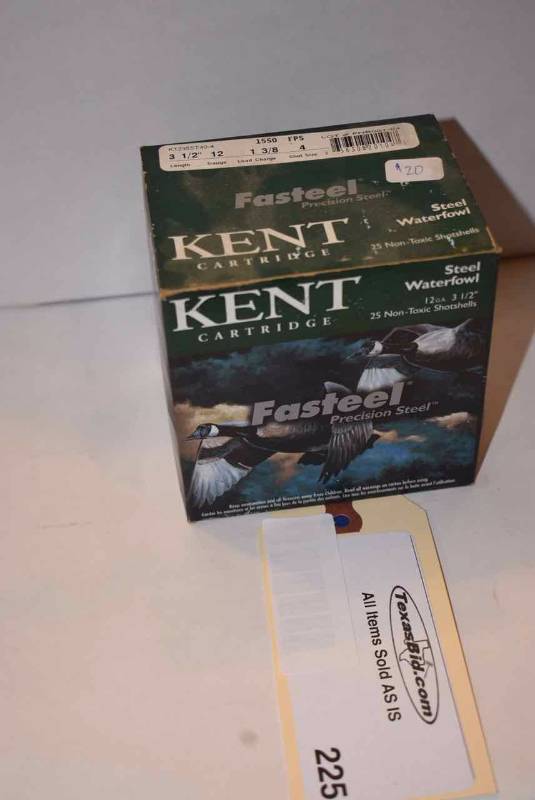 lot 225 image: (1) Kent Fasteel 12 ga.