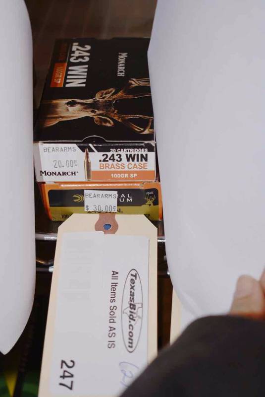 lot 247 image: (2) .243 Win 100 gr Monarch SP & Federal Premium Sierra Gameking BTSP