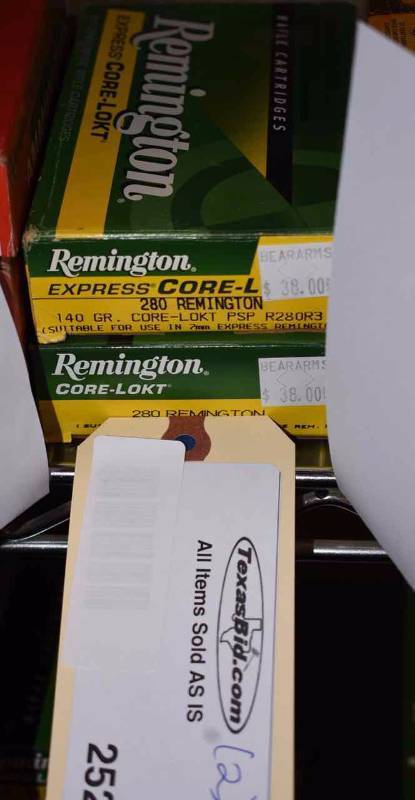 lot 252 image: (2) Remington Express Core-Lokt 280 Remington 140gr.