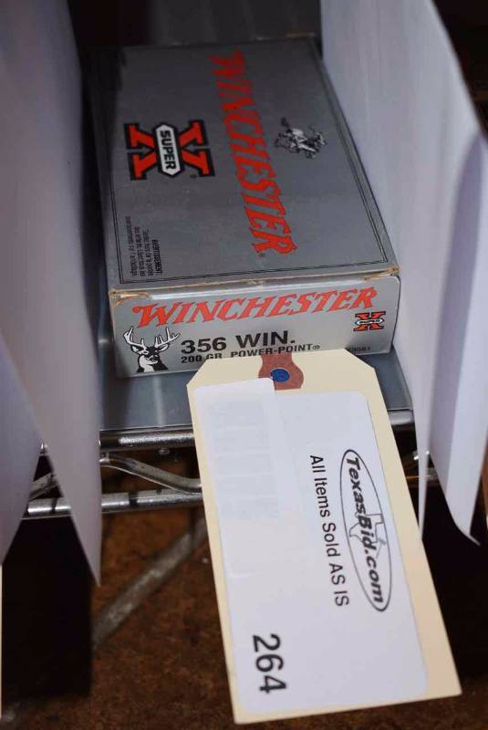lot 264 image: (1) Winchester 356 Win.