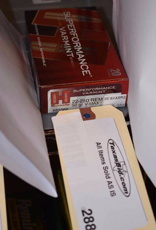 lot 288 image: (1) Hornady Superformance Varmint 22-250 Rem 50gr. V-Max