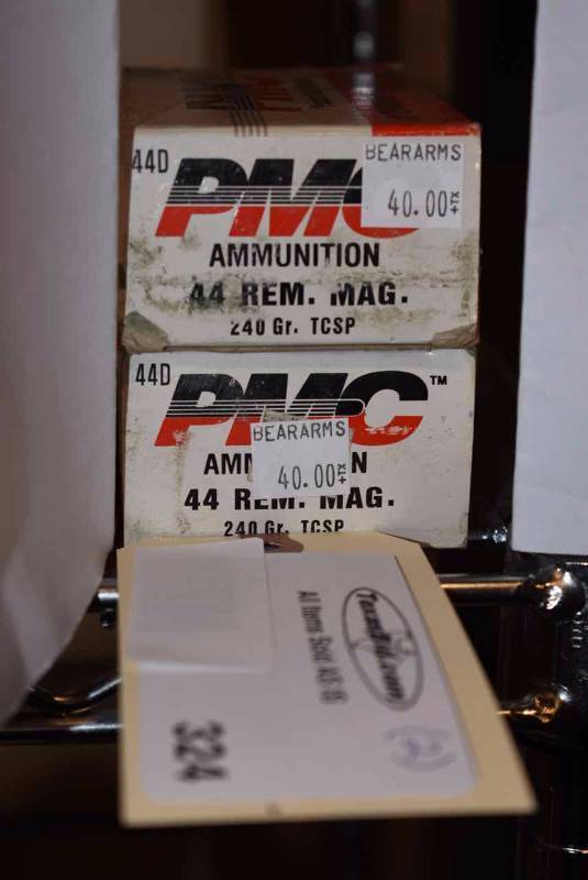 lot 324 image: (2)PMC .44 Rem. Mag. 240gr. TCSP