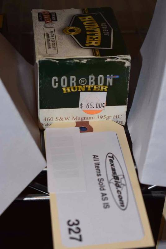lot 327 image: (1)CorBon Hunter 460 S&W Magnum 395gr. HC