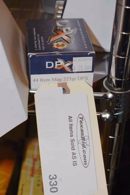 lot 330 image: (1)DPX 44 Rem. Mag. 225gr.