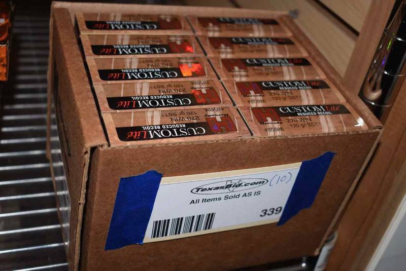 lot 339 image: (10)Hornady 270 Win 120gr. SST