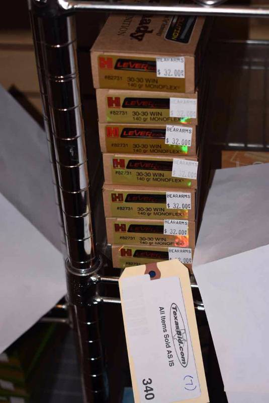 lot 340 image: (7)Hornady 30-30 Win 140gr. Monoflex