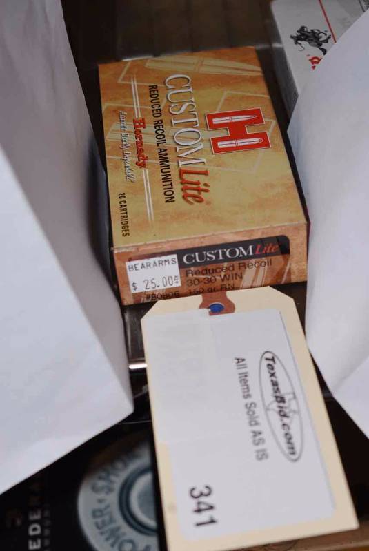 lot 341 image: (1)Hornady Custom-Lite Reduced Recoil 30-30 Win.