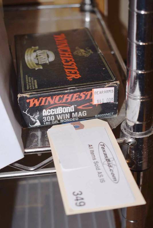 lot 349 image: (1) Winchester AccuBond 300 Win Mag