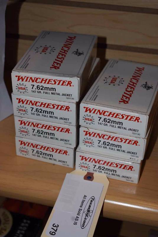 lot 379 image: (7) Winchester 7.62mm
