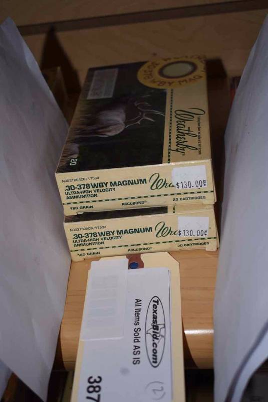 lot 387 image: (2)Weatherby .30-378 Magnum