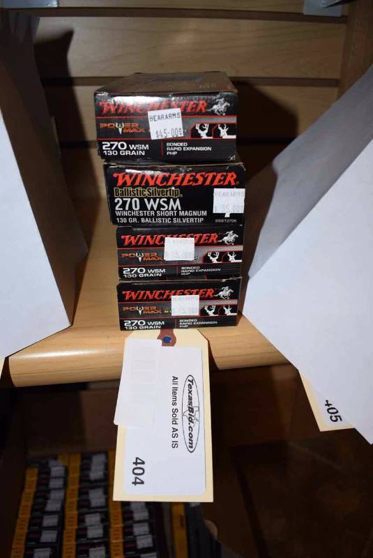 lot 404 image: (4)Winchester PowerMax 270 WSM
