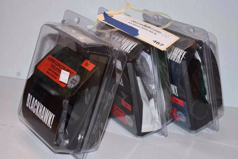 lot 467 image: (3)Blackhawk Holsters