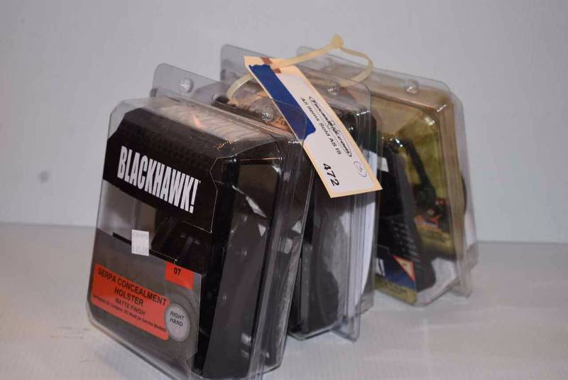 lot 472 image: (3)Blackhawk Holsters