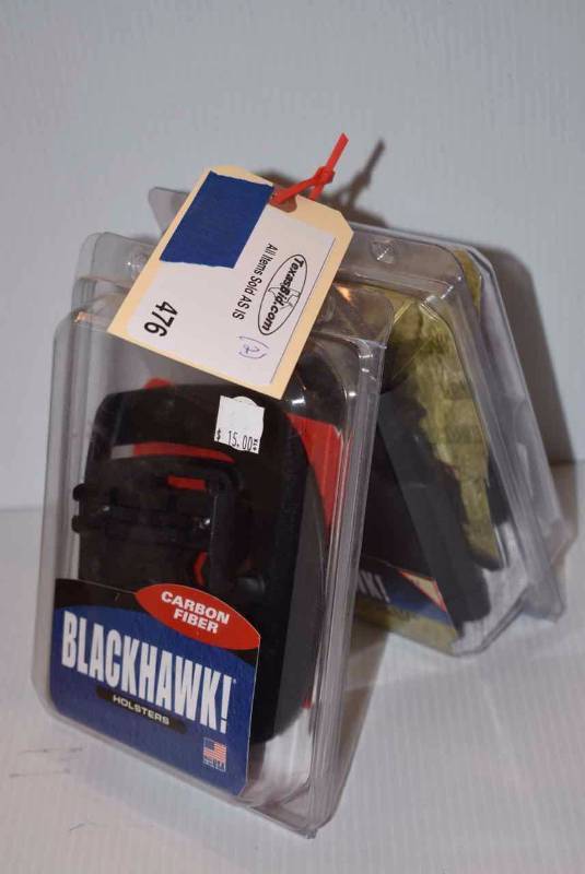 lot 476 image: (2)Blackhawk Holsters