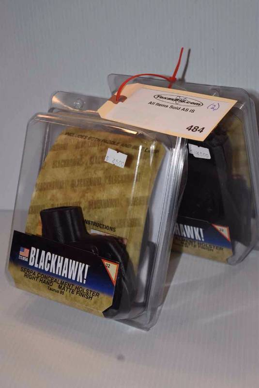 lot 484 image: (2)Blackhawk Holsters