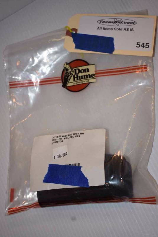 lot 545 image: Don Hume Holster