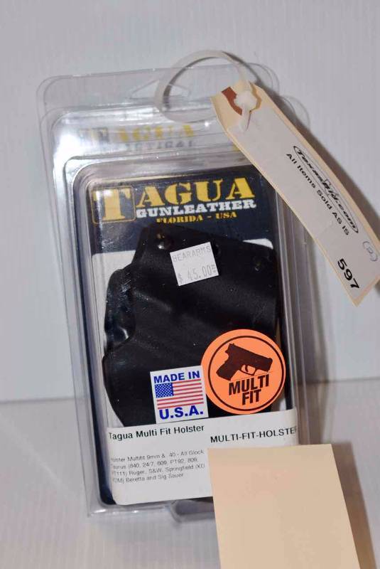 lot 597 image: (2)Tagua Holsters