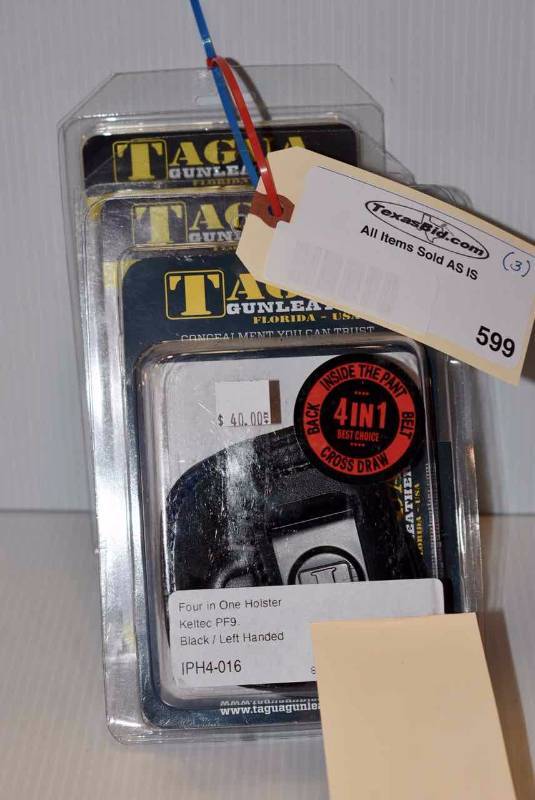 lot 599 image: (3)Tagua Holsters