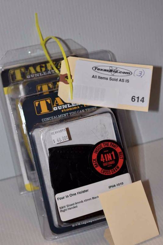 lot 614 image: (3)Tagua Holsters
