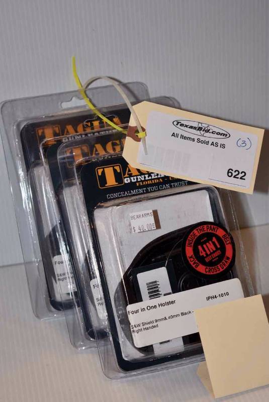 lot 622 image: (3)Tagua Holsters