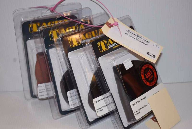 lot 629 image: (4)Tagua Holsters