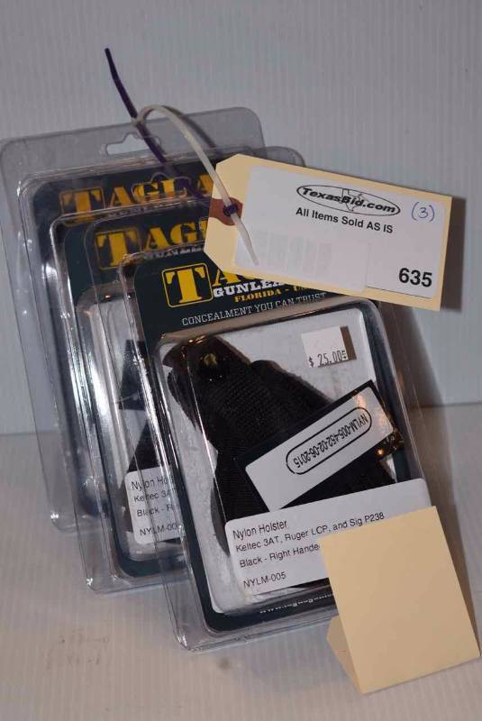 lot 635 image: (3)Tagua Holsters