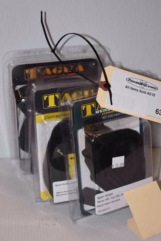 lot 636 image: (4)Tagua Holsters