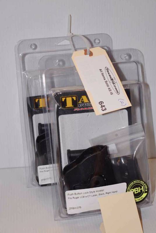 lot 643 image: (2)Tagua Holsters