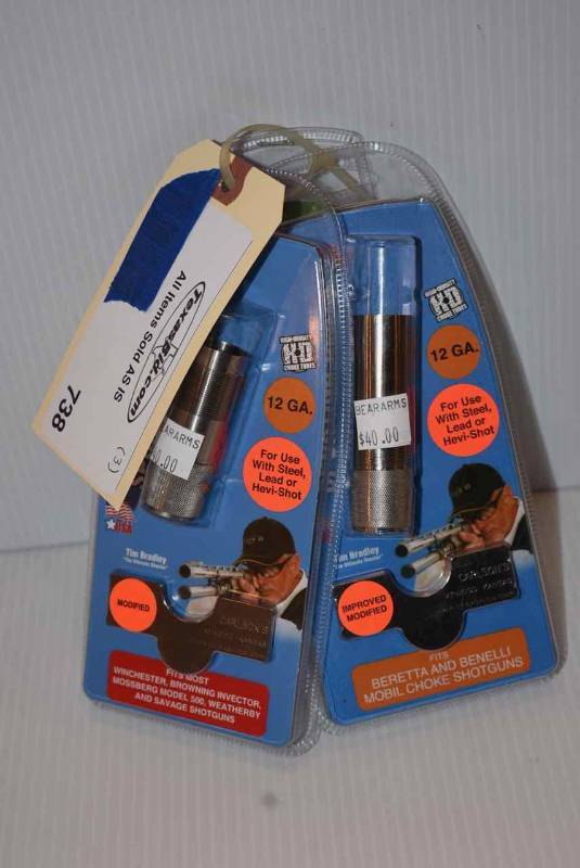 lot 738 image: (3)Chokes