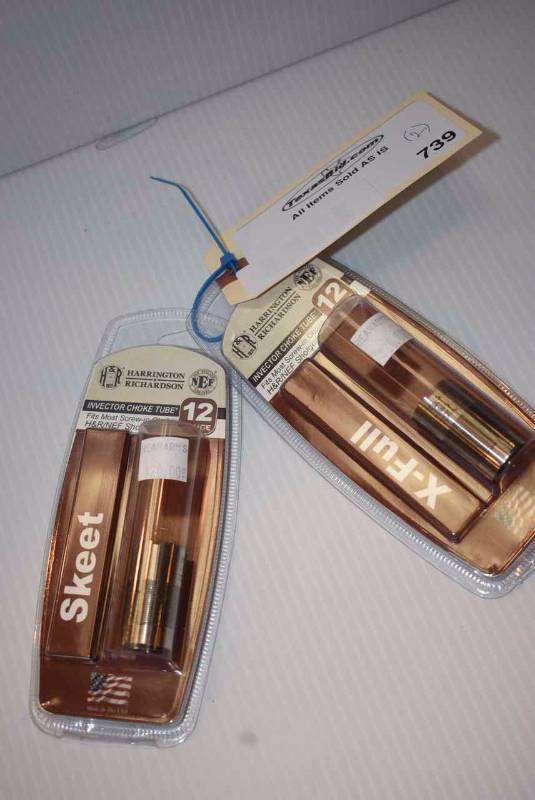 lot 739 image: (2)Harrington & Richardson Choke Tubes