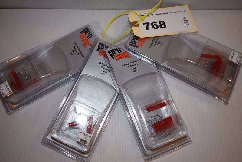 lot 768 image: (4)ProMag Ruger 1022 & Charger Recoil Buffer