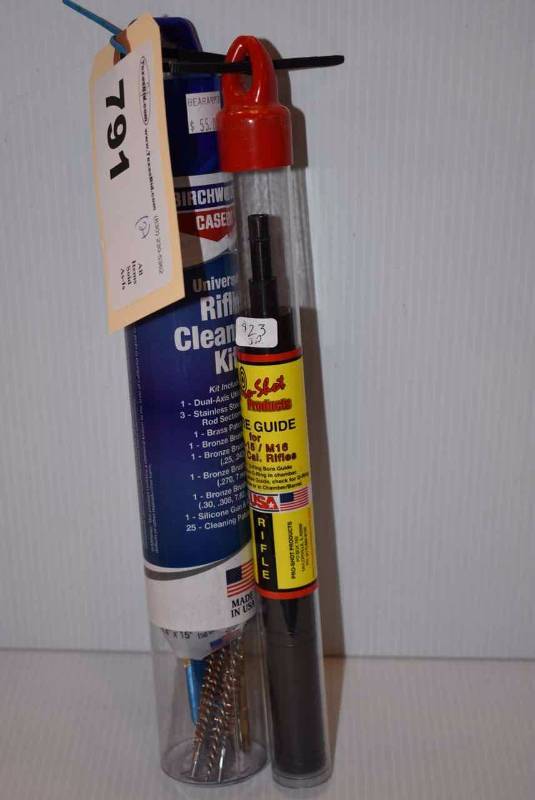 lot 791 image: Rifle Cleaning Kit & Bore Guide